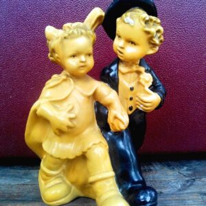 Figura de niños vintage