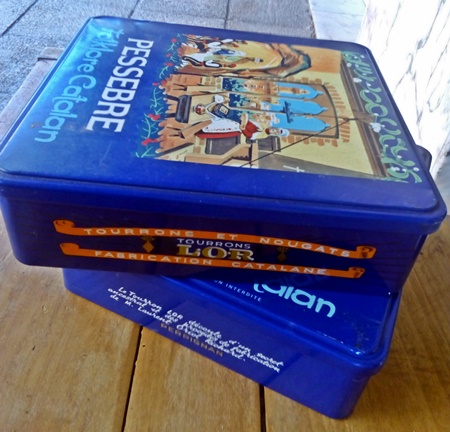 Caja de hojalata de turrones L´or - Imagen 2