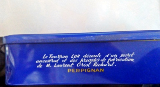 Caja de hojalata de turrones L´or - Imagen 3