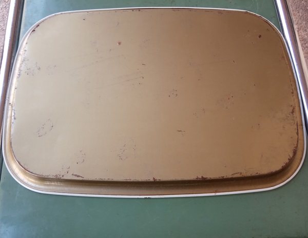 Bandeja metálica de quesos retro - Imagen 2