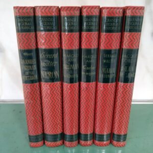 Lote de 6 libros de Grandes figuras históricas , ed. Grijalbo