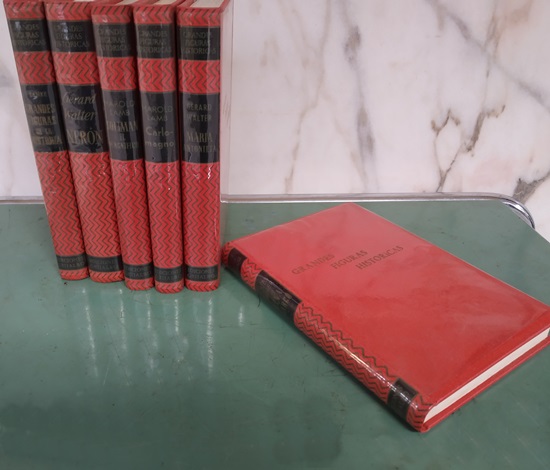 Lote de 6 libros de Grandes figuras históricas , ed. Grijalbo - Imagen 2