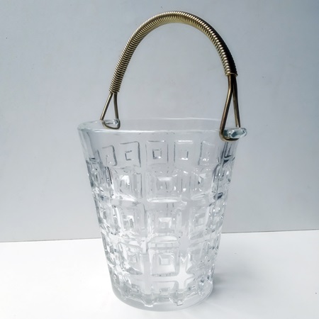 Cubitera de cristal años 70