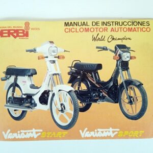 Manuales de instrucciones del ciclomotor automático Derbi