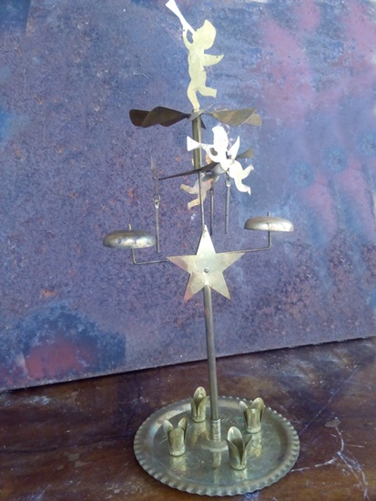 Candelabro navidad Angel Chimes - Imagen 2