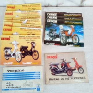 Lote de manuales Derbi