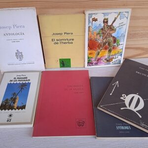 Lote de 7 libros de Josep Piera