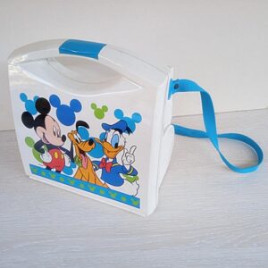 Bandolera, termo y fiambrera vintage Disney de Mickey, Pluto, Minnie