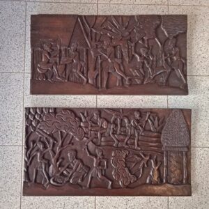 Tablas africanas grandes talladas