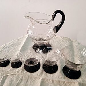 Cristaleria art deco biselada