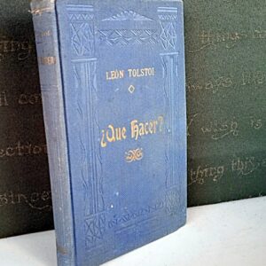 Libro ¿Qué hacer ? León Tolstoi