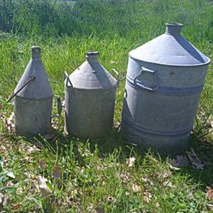 Garrafas o cántaras en lote ,antiguas de aceite