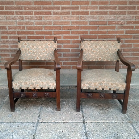 Sillones clásicos rústicos
