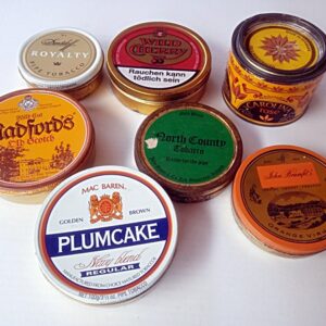 Latas de tabaco antiguas