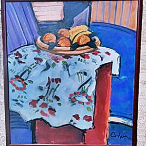 Pintura versión de Matisse still live with oranges